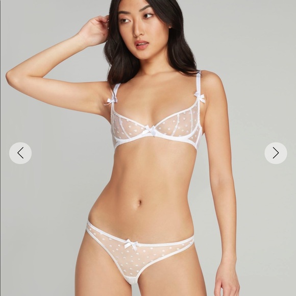 NWT Agent Provocateur Brie white thong